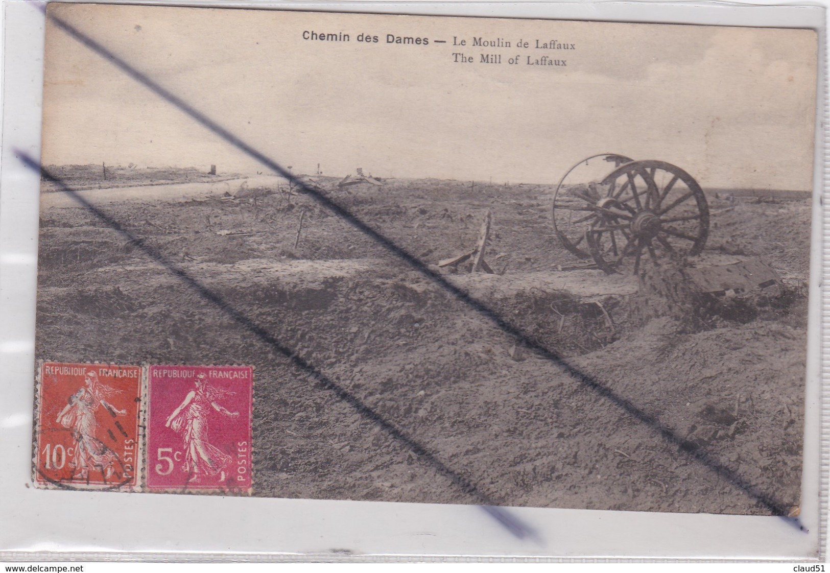 Chemin Des Dames (02) Le Moulin De Laffaux / The Mill Of Laffaux (Grande Guerre 1914-18) - Autres & Non Classés