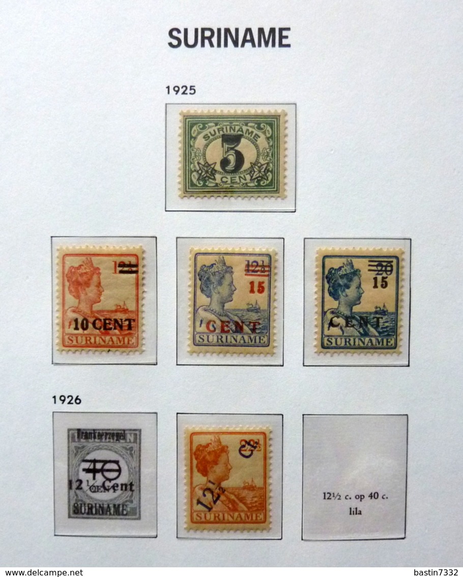 Suriname Collection 1925-1975 In Davo Luxe With Slipcase MNH/Postfris/Neuf Sans Charniere - Verzamelingen (in Albums)