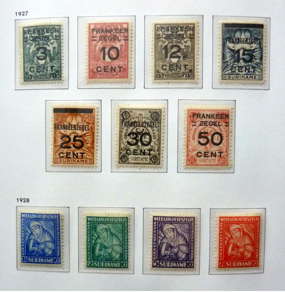 Suriname Collection 1925-1975 In Davo Luxe With Slipcase MNH/Postfris/Neuf Sans Charniere - Verzamelingen (in Albums)