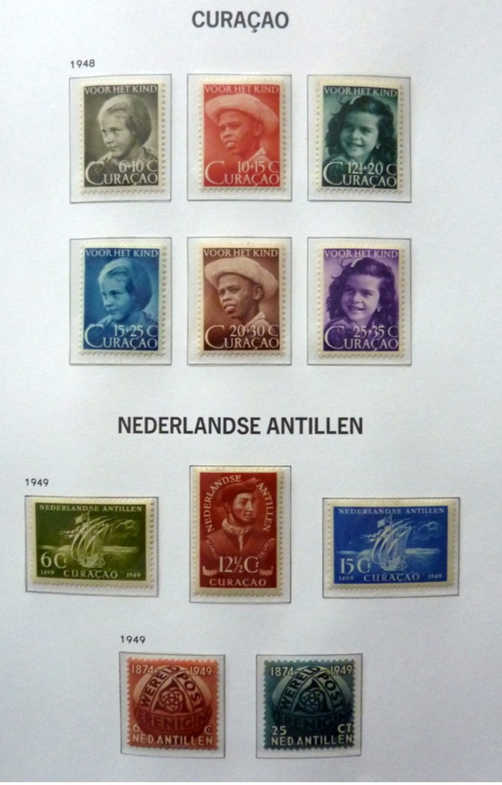 Curacao/Netherlands Antilles Collection 1938-1969 In Davo Luxe With Slipcase MNH/Postfris/Neuf Sans Charniere - Verzamelingen (in Albums)