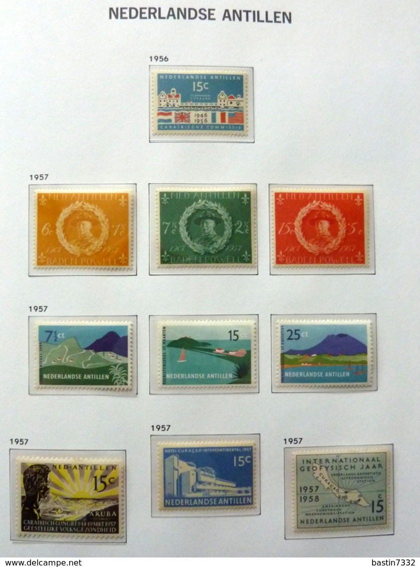 Curacao/Netherlands Antilles collection 1938-1969 in Davo Luxe with slipcase MNH/Postfris/Neuf sans charniere