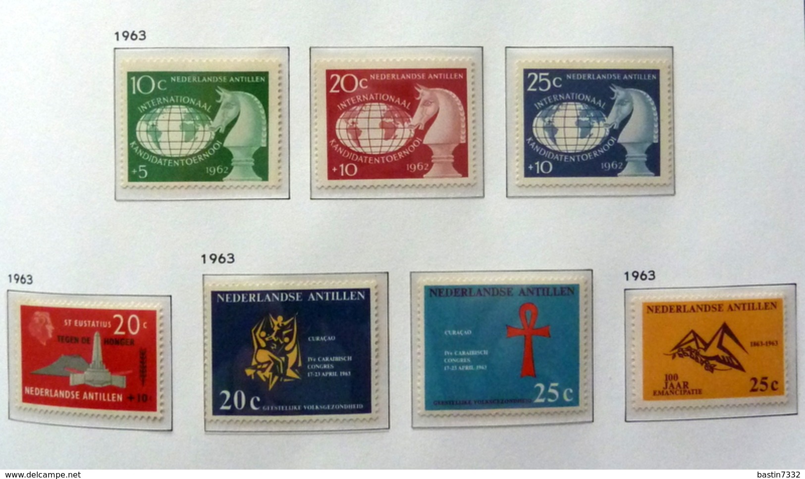 Curacao/Netherlands Antilles collection 1938-1969 in Davo Luxe with slipcase MNH/Postfris/Neuf sans charniere