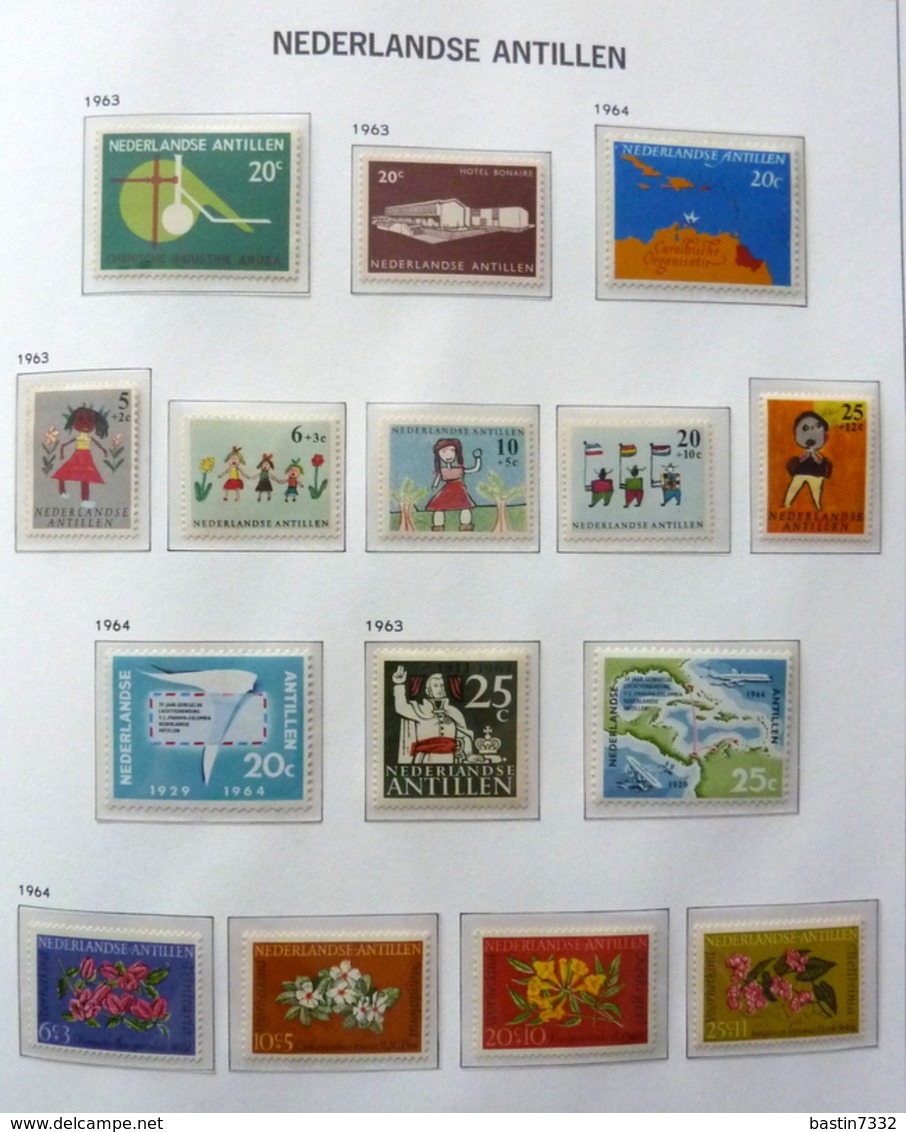 Curacao/Netherlands Antilles collection 1938-1969 in Davo Luxe with slipcase MNH/Postfris/Neuf sans charniere