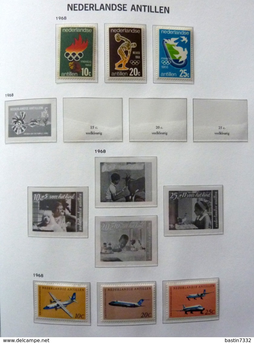 Curacao/Netherlands Antilles collection 1938-1969 in Davo Luxe with slipcase MNH/Postfris/Neuf sans charniere