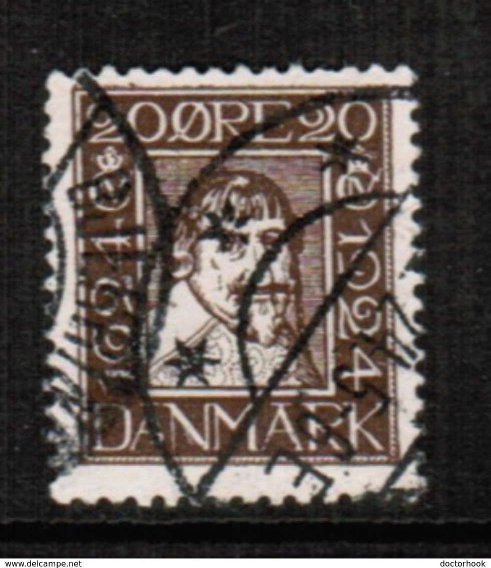 DENMARK  Scott # 174 VF USED (Stamp Scan # 443) - Usado