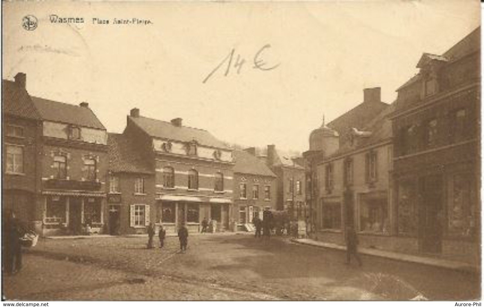 Wasmes Place Saint-Pierre Avec Attelage - Colfontaine