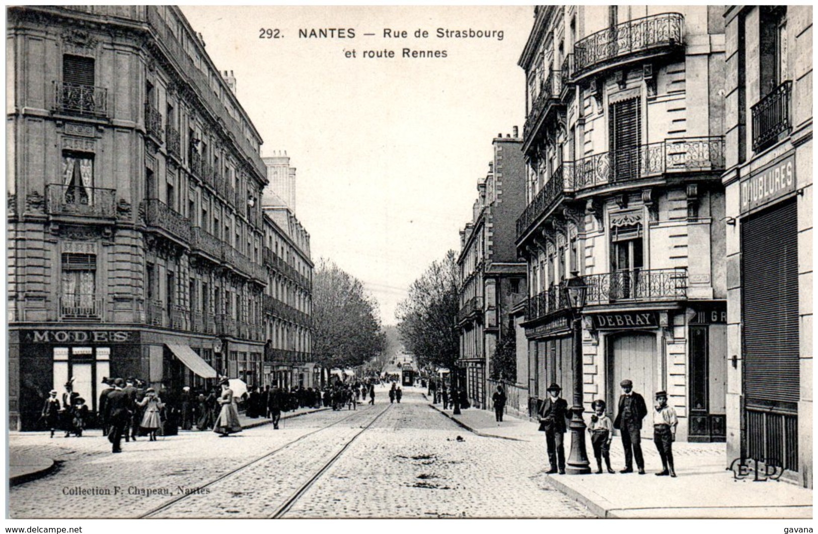 44 NANTES - Rue De Strasbourg Et Route Rennes - Nantes
