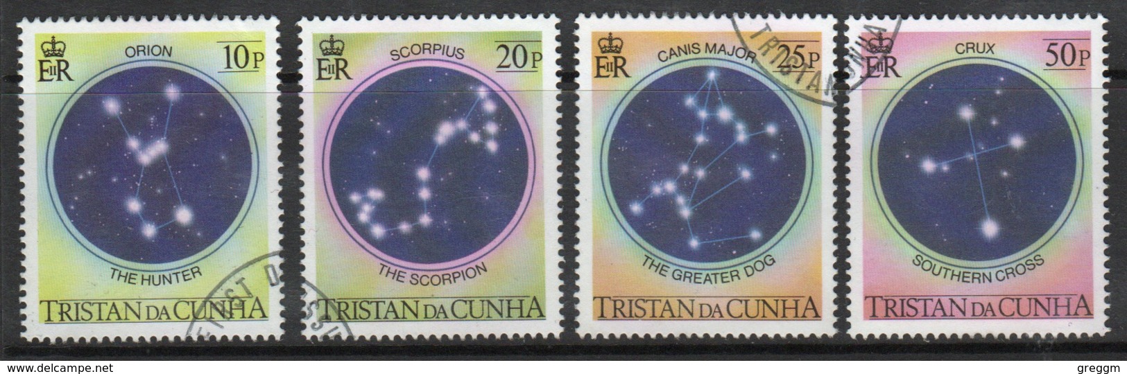 Tristan Da Cunha 1984 Set Of Stamps Celebrating The Night Sky. - Tristan Da Cunha