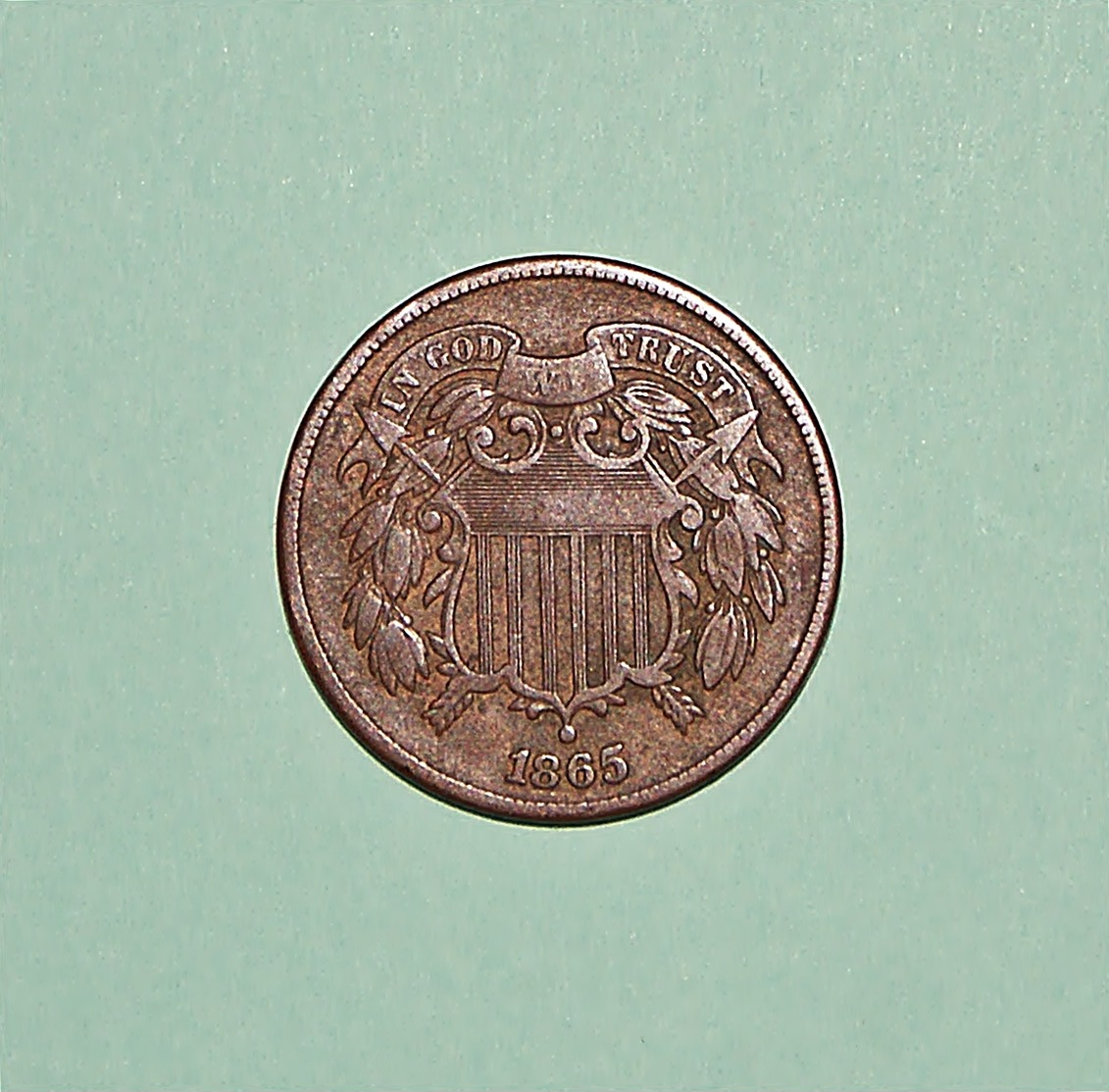 United States Of America 2 Cents In God We Trust 1865 - 2, 3 & 20 Cents