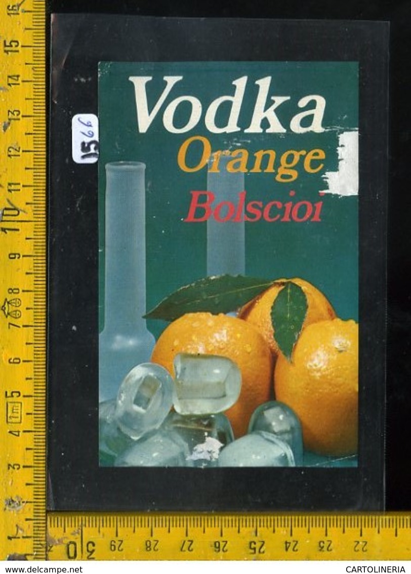 Etichetta Vino Liquore Vodka Orange Bolscioi - Altri & Non Classificati