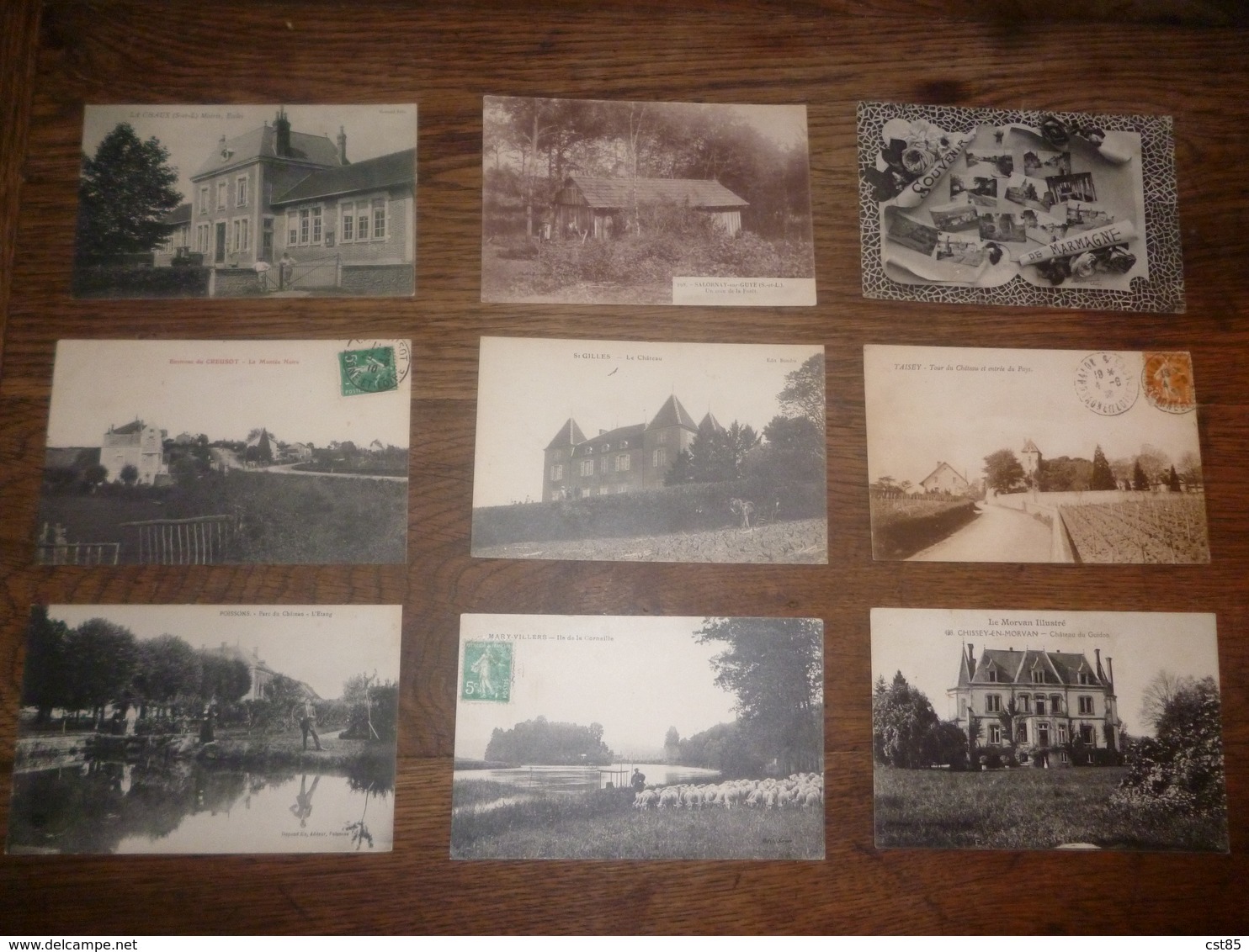 Lot De 126 Cartes Postales De SAONE ET LOIRE 71 Toutes En Photos - 100 - 499 Cartoline