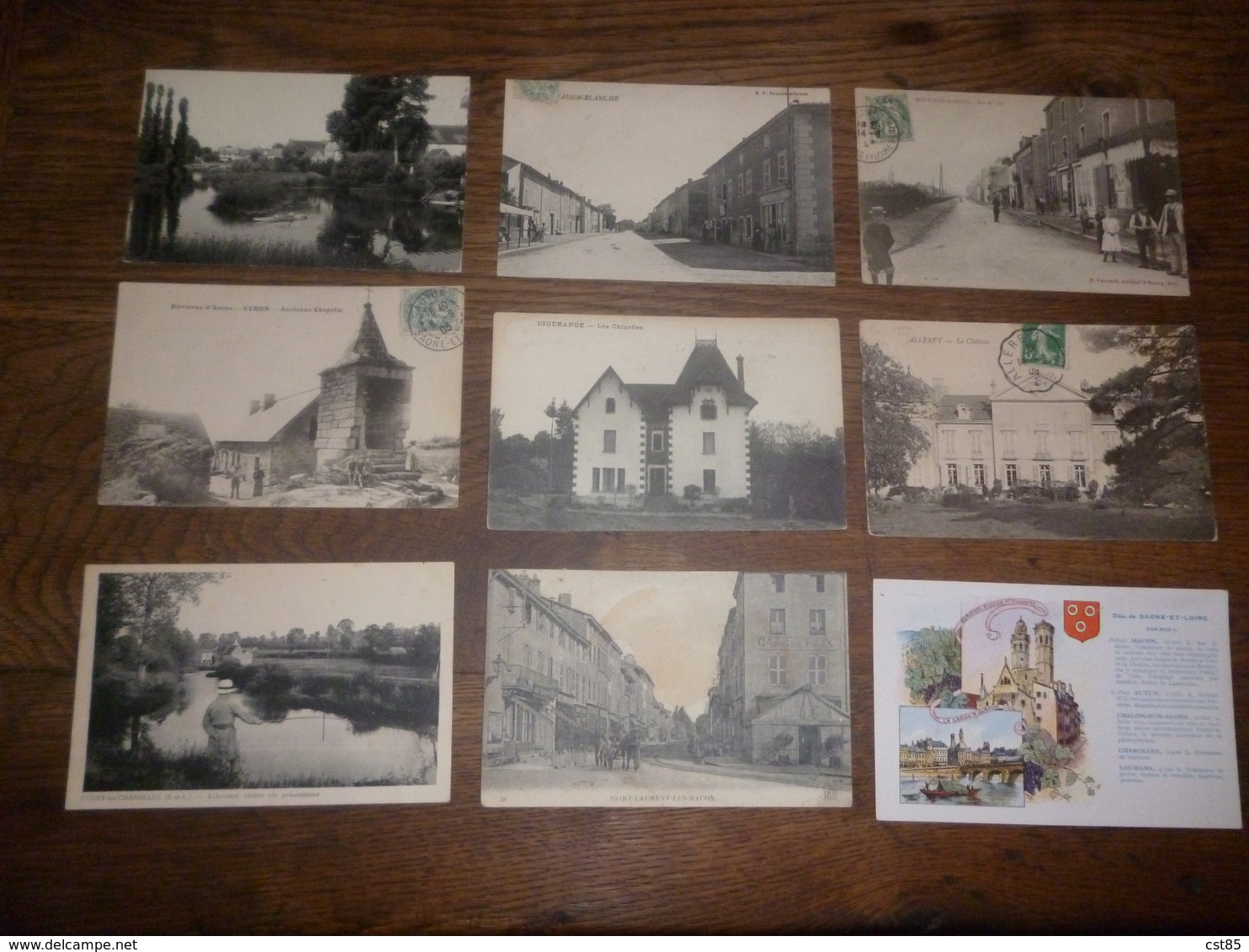 Lot De 126 Cartes Postales De SAONE ET LOIRE 71 Toutes En Photos - 100 - 499 Postcards