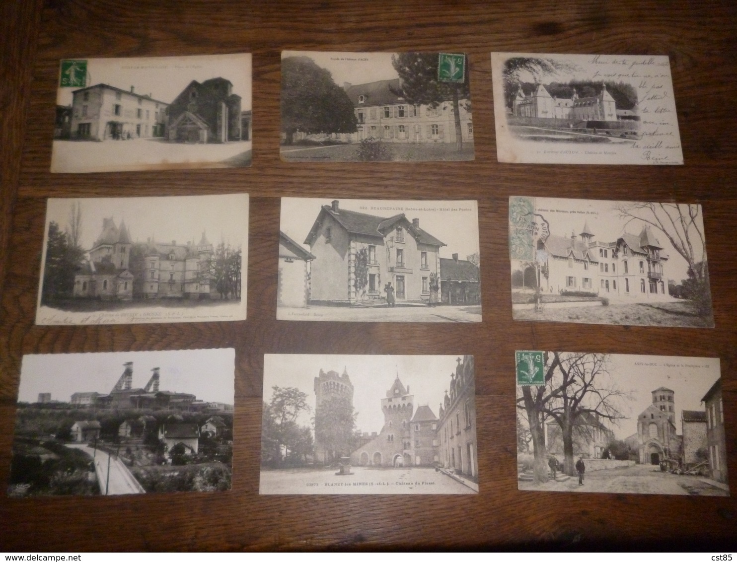 Lot De 126 Cartes Postales De SAONE ET LOIRE 71 Toutes En Photos - 100 - 499 Postcards