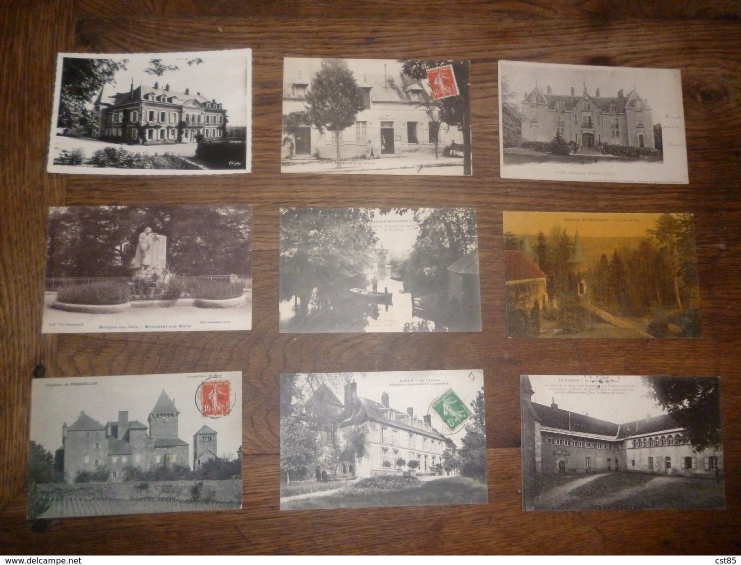 Lot de 126 Cartes Postales de SAONE ET LOIRE 71 Toutes en Photos