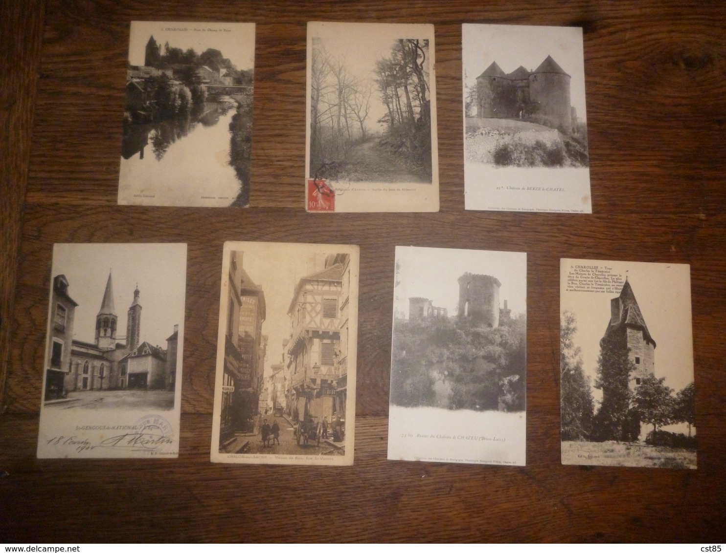 Lot de 126 Cartes Postales de SAONE ET LOIRE 71 Toutes en Photos