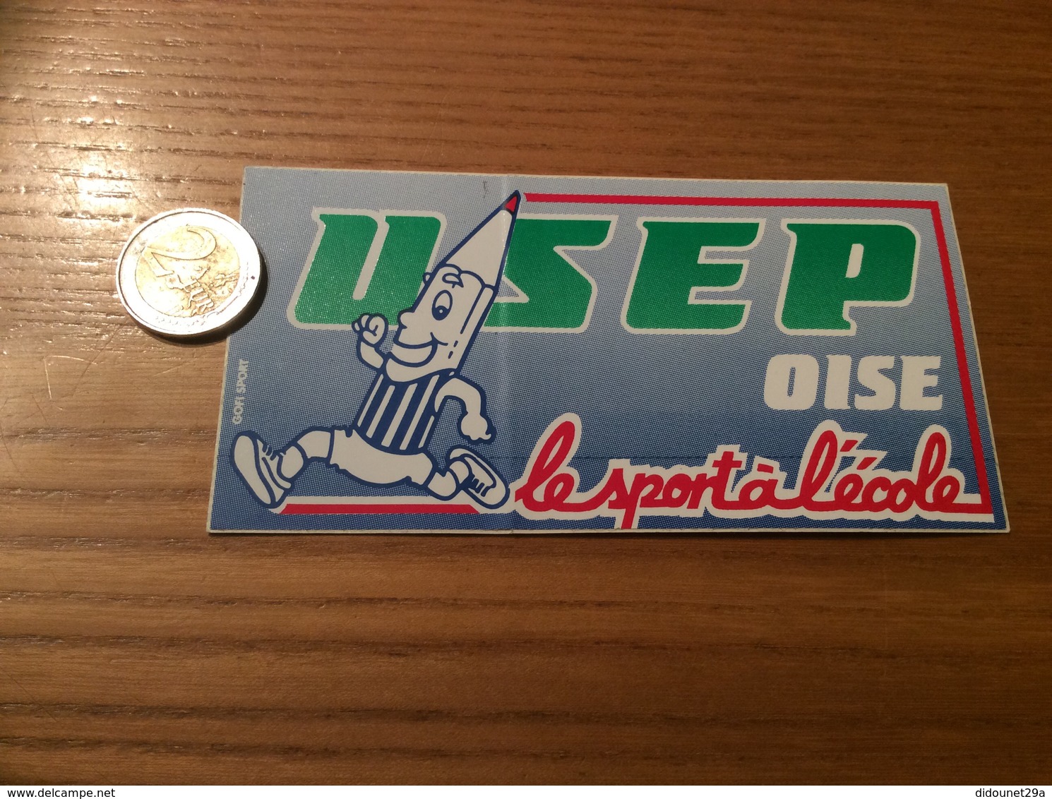 AUTOCOLLANT, Sticker «USEP OISE (60) - Le Sport à L’école» - Autocollants