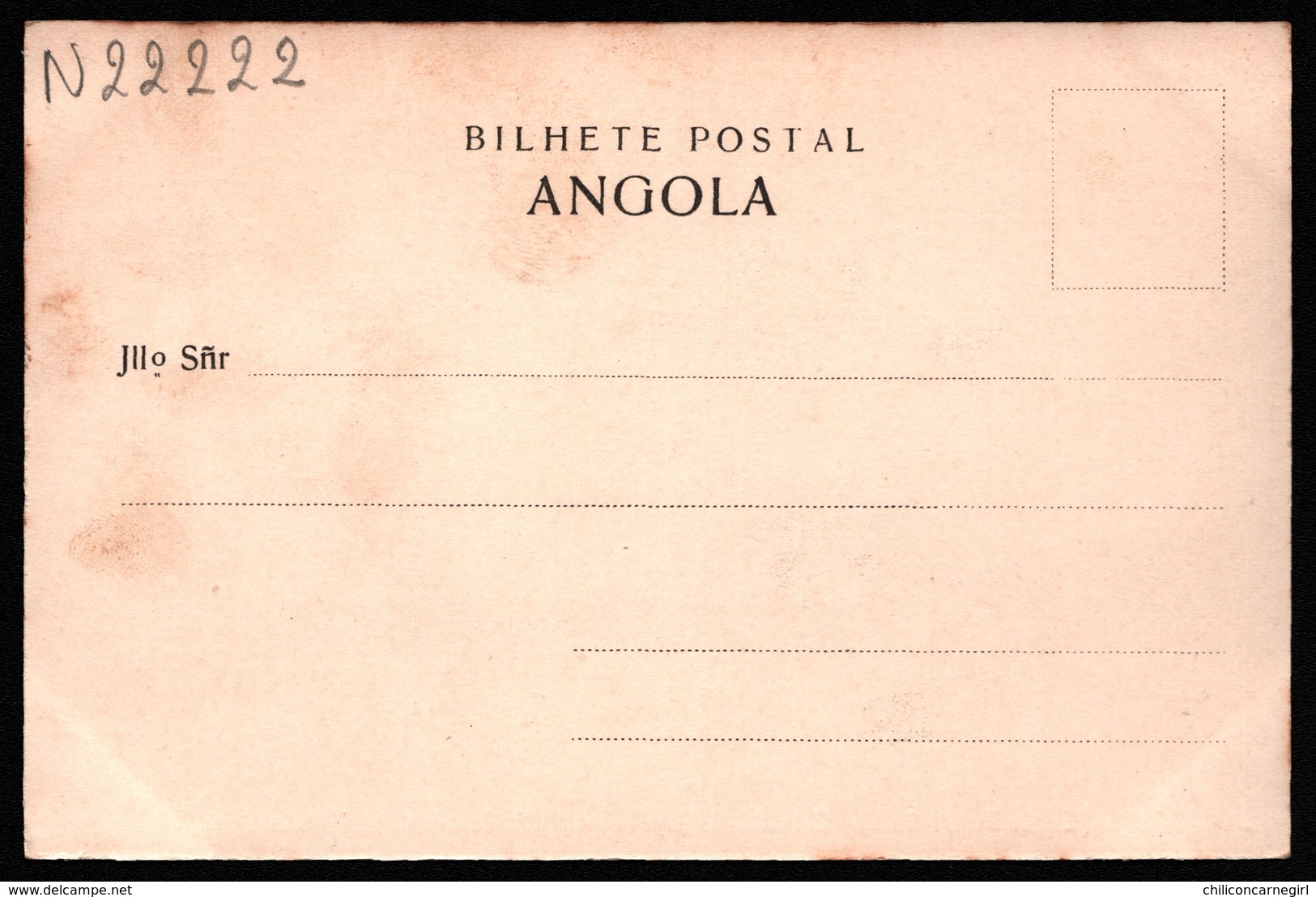 Angola - Congo - Estado Independente - Cataratas De Jayalla Padrao Da Descoberta Pelos Portuguezes - Ed. OSORIO & SEABRA - Angola