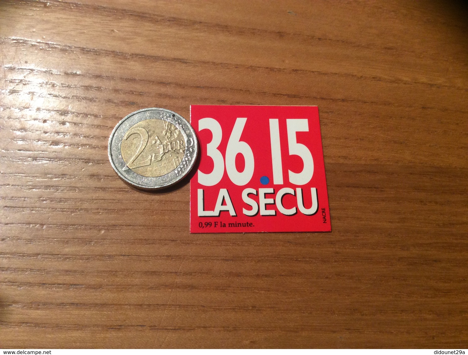 AUTOCOLLANT, Sticker «36 15 LA SECU» Petit - Autocollants