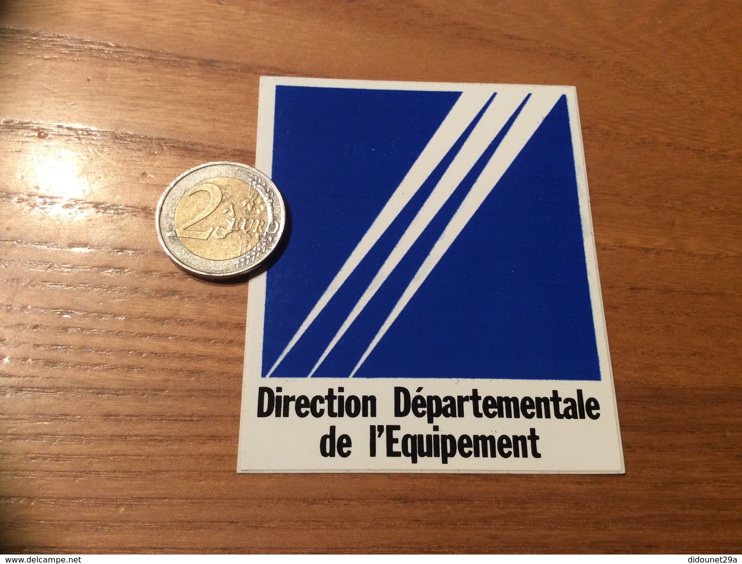 AUTOCOLLANT, Sticker «Direction Départementale De L’Equipement» - Autocollants