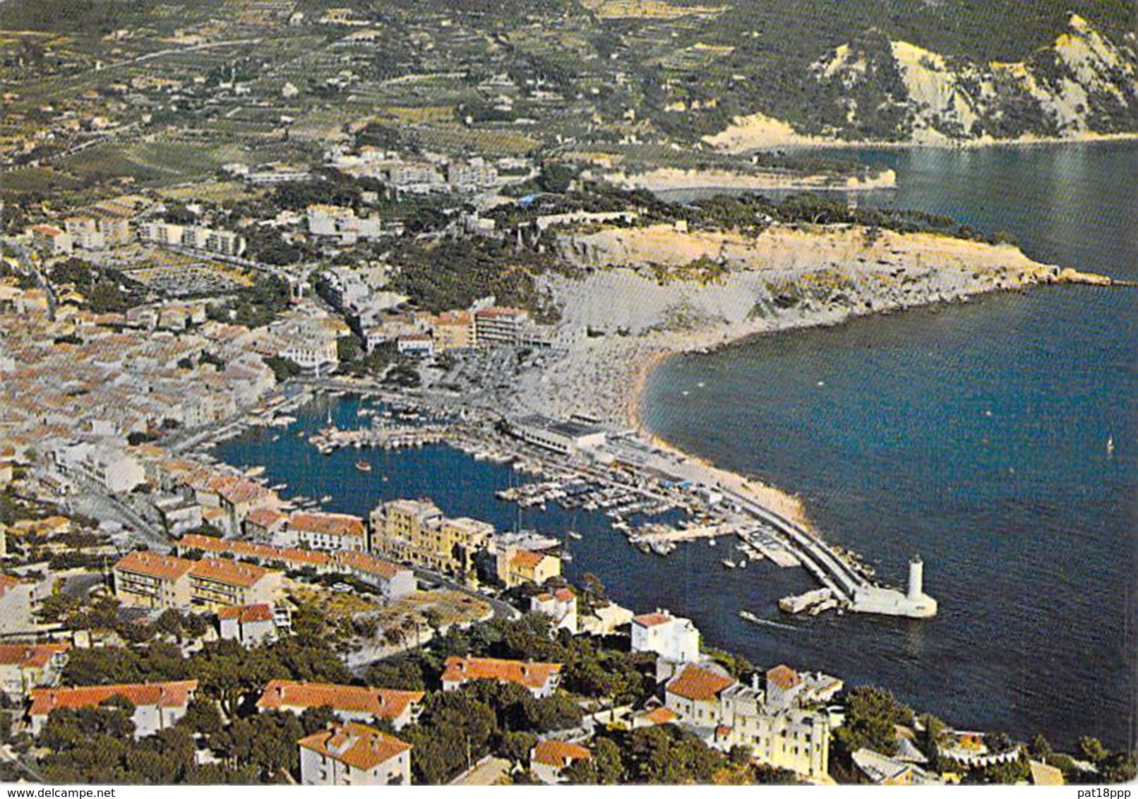 ** Lot De 2 CARTES ** 13 - CASSIS : Vue Générale Aérienne - CPSM CPM Grand Format - Bouches Du Rhône - Cassis