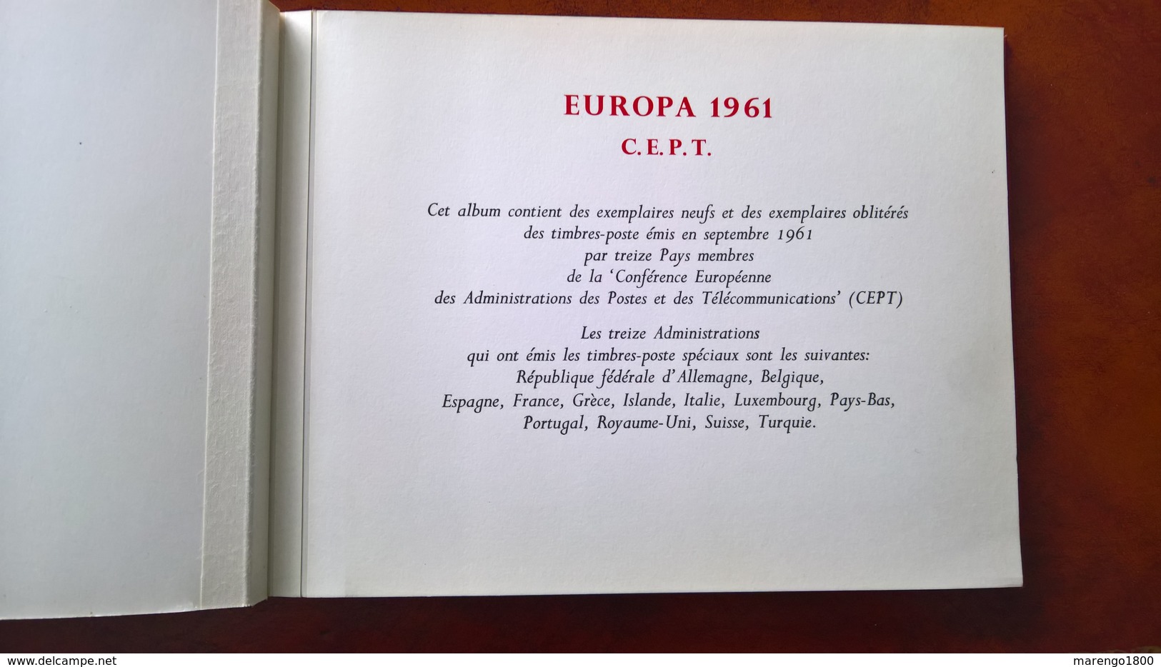 Europa 1961 - Album Con Giro Completo Nuovo E Usato                  (g5436) - Collezioni (in Album)