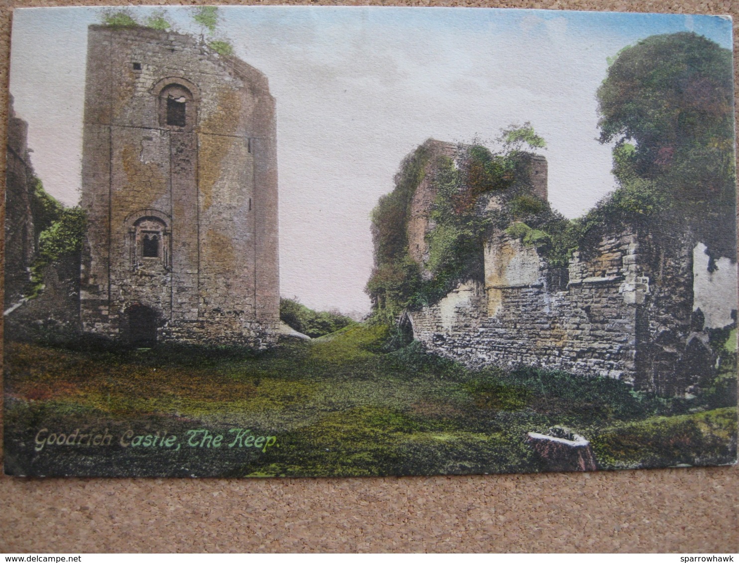 The Keep, Goodrich Castle, Herefordshire - Posted 1915 - Castles