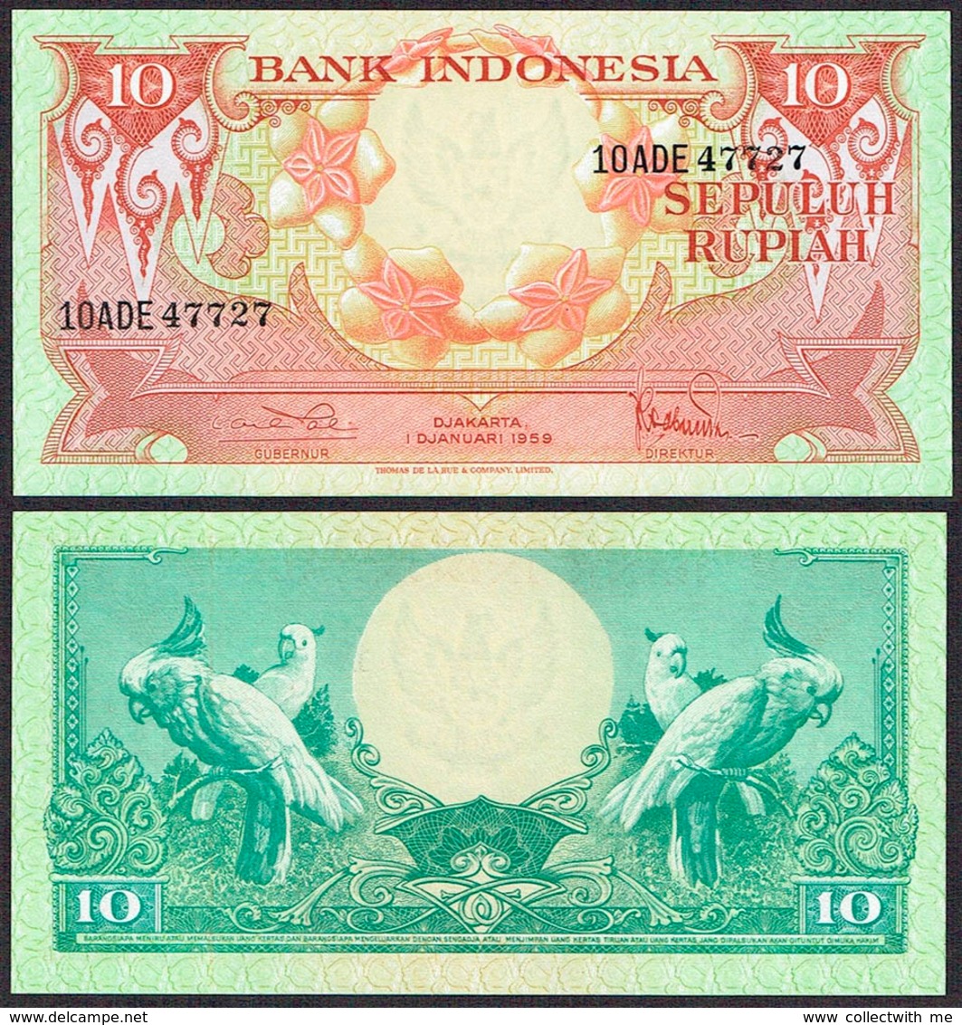 Indonesia 10 Rupiah 1959 UNC- - Indonésie