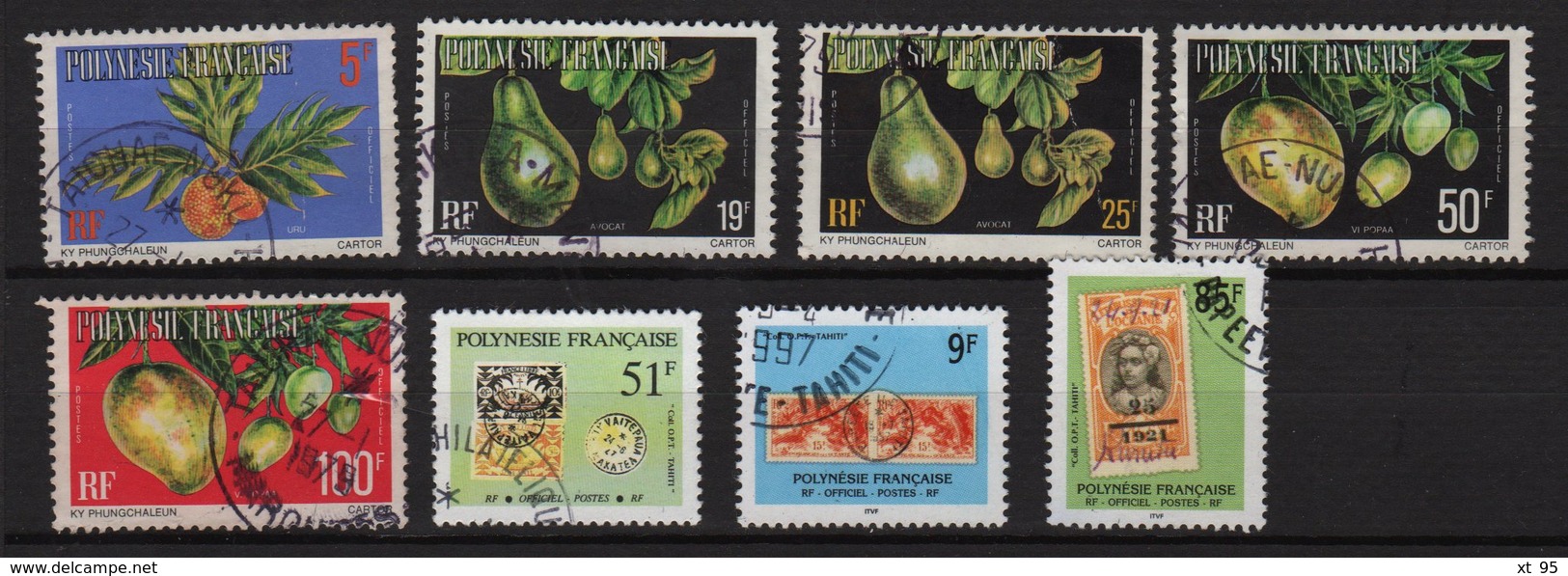 Polynesie - collection de timbres obliteres des origines aux annees 2000 (TB) - cote +285€ - voir scan