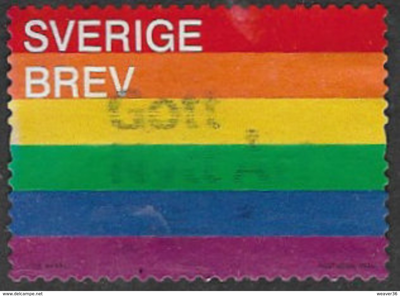 Sweden 2016 Pride Brev Good/fine Used [39/31864/ND] - Used Stamps