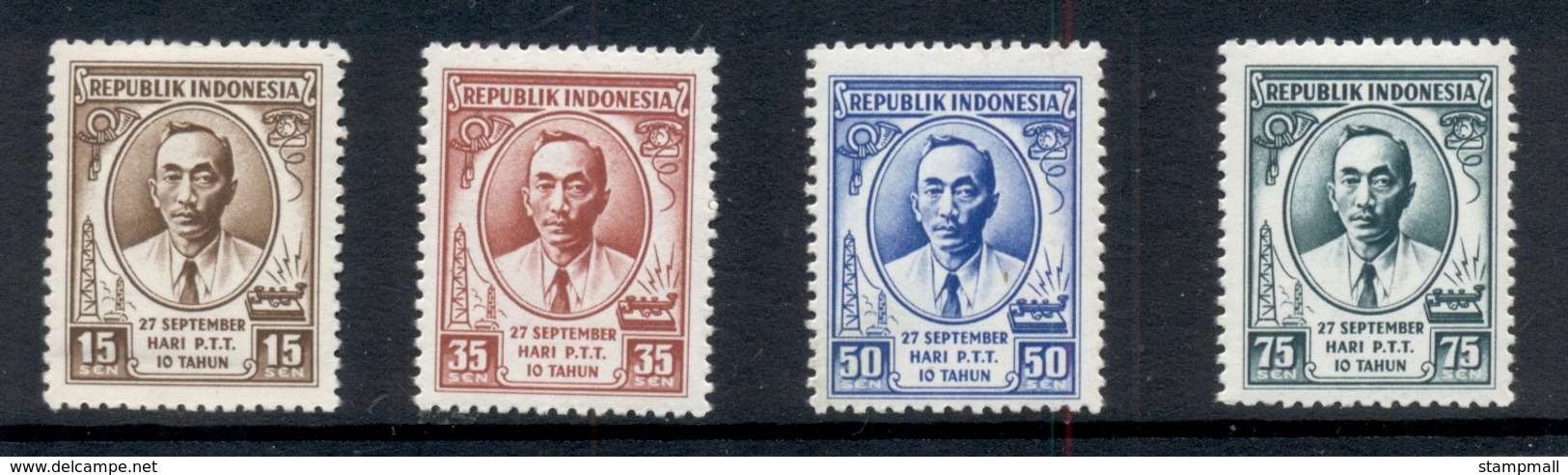 Indonesia 1955 Postal & Telegraph MUH - Indonesia