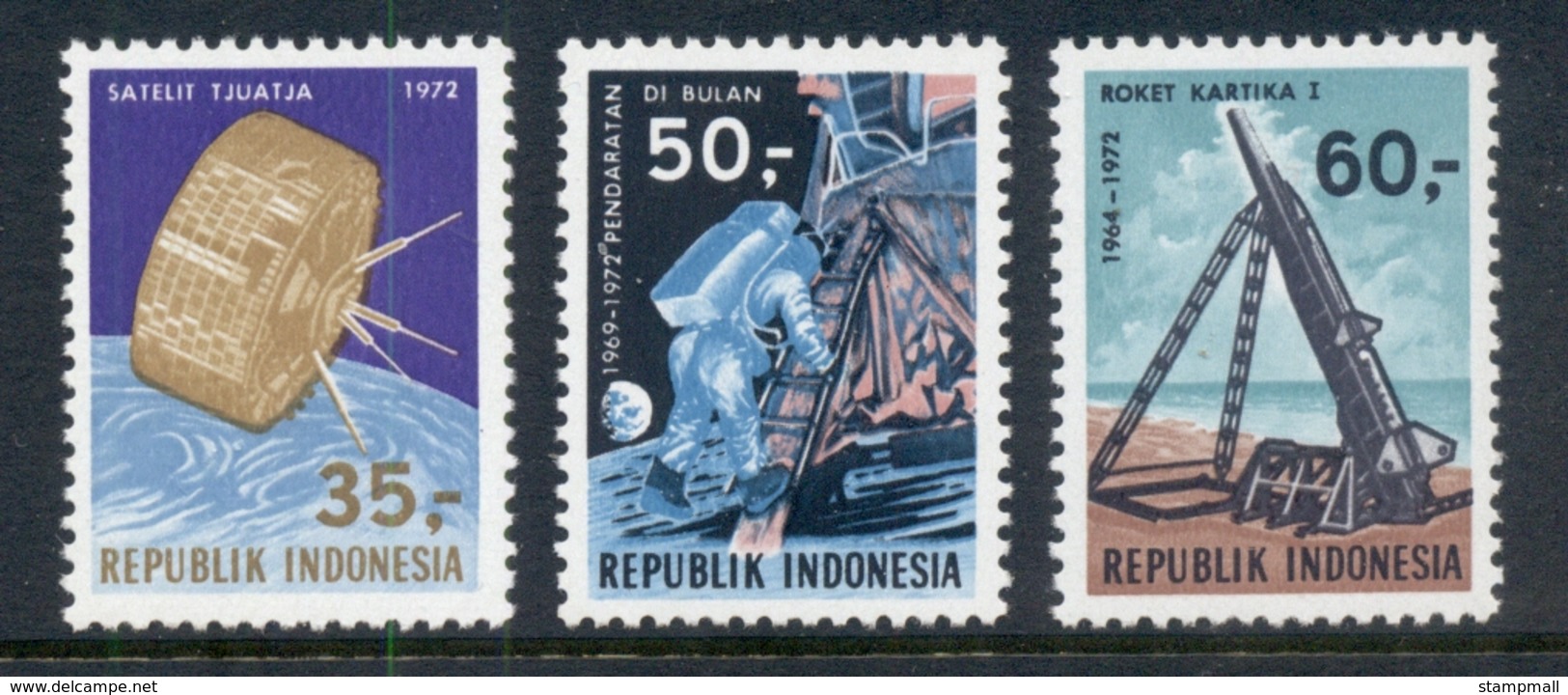 Indonesia 1972 Space Achievements MUH - Indonesia