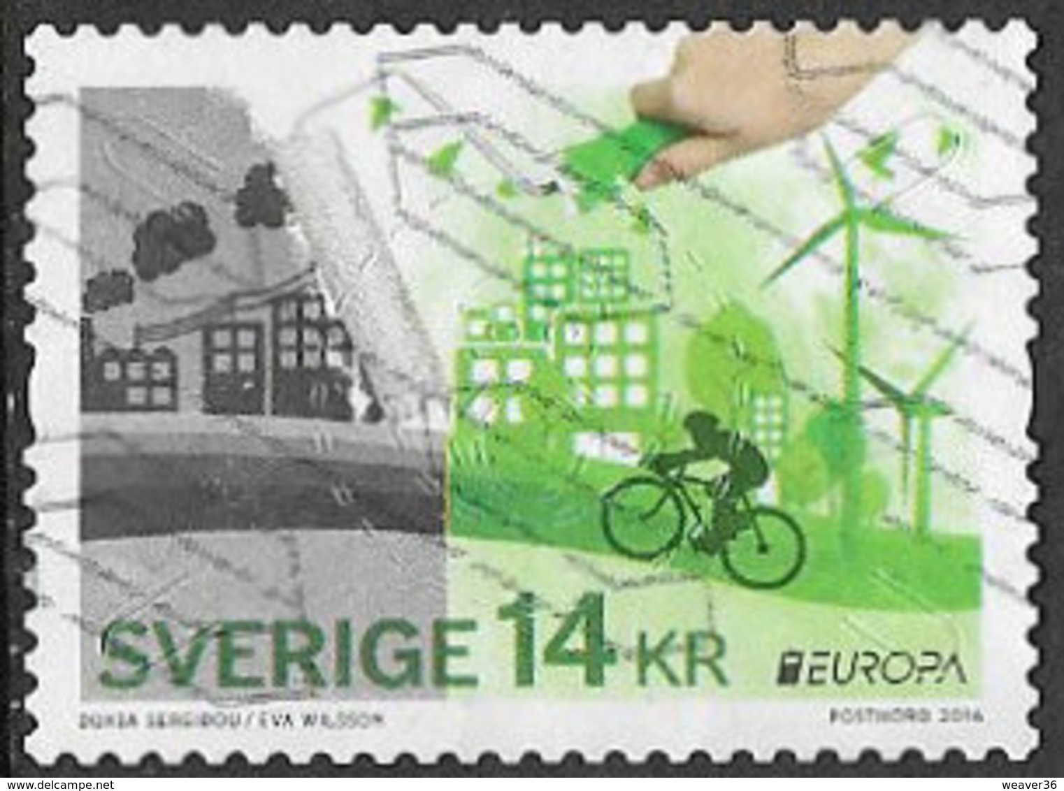 Sweden 2016 Europa 14k Good/fine Used [39/31869/ND] - Used Stamps