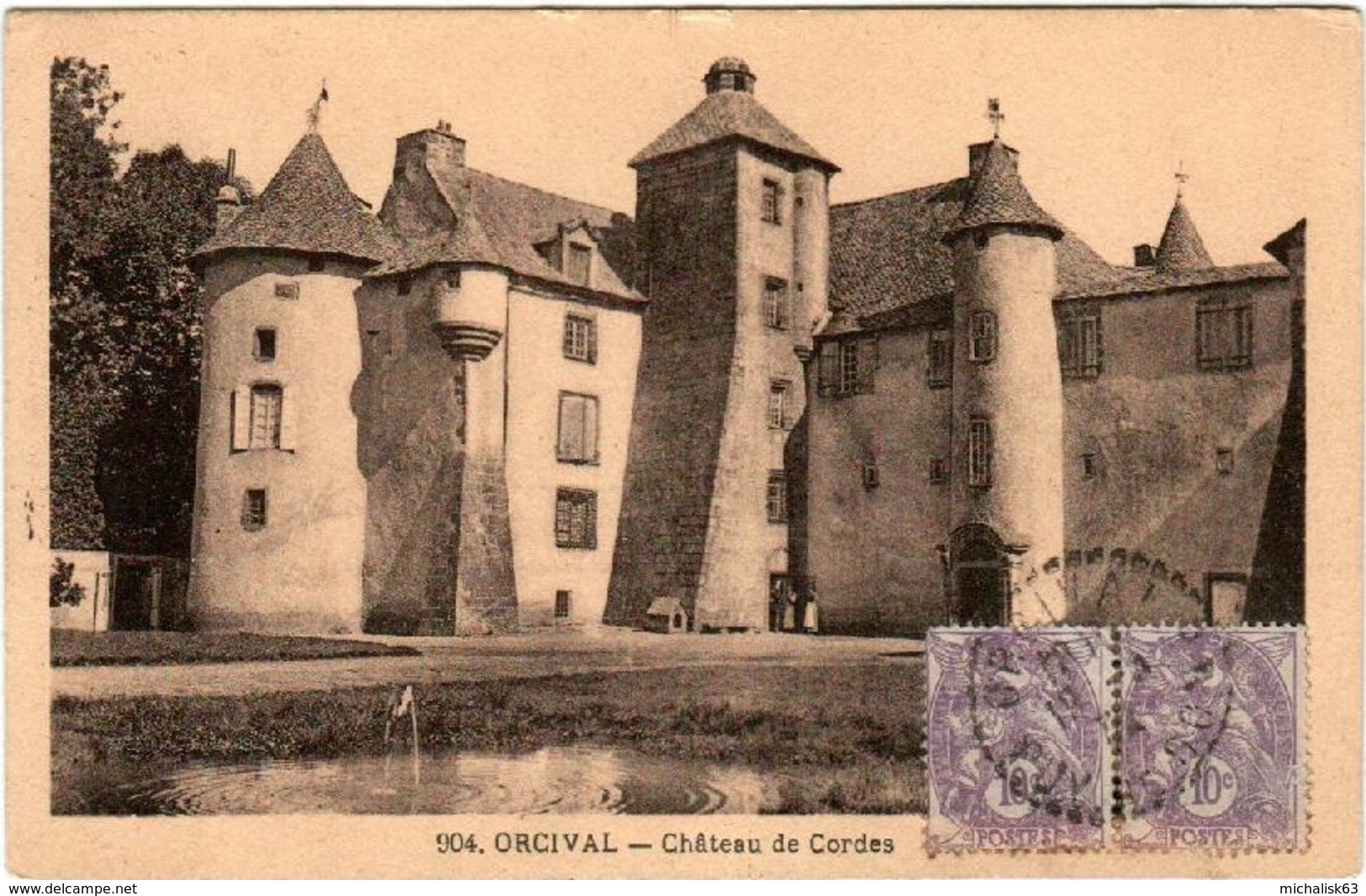 6ZO 742 CPA - ORCIVAL - CHATEAU DE CORDES - Sonstige & Ohne Zuordnung