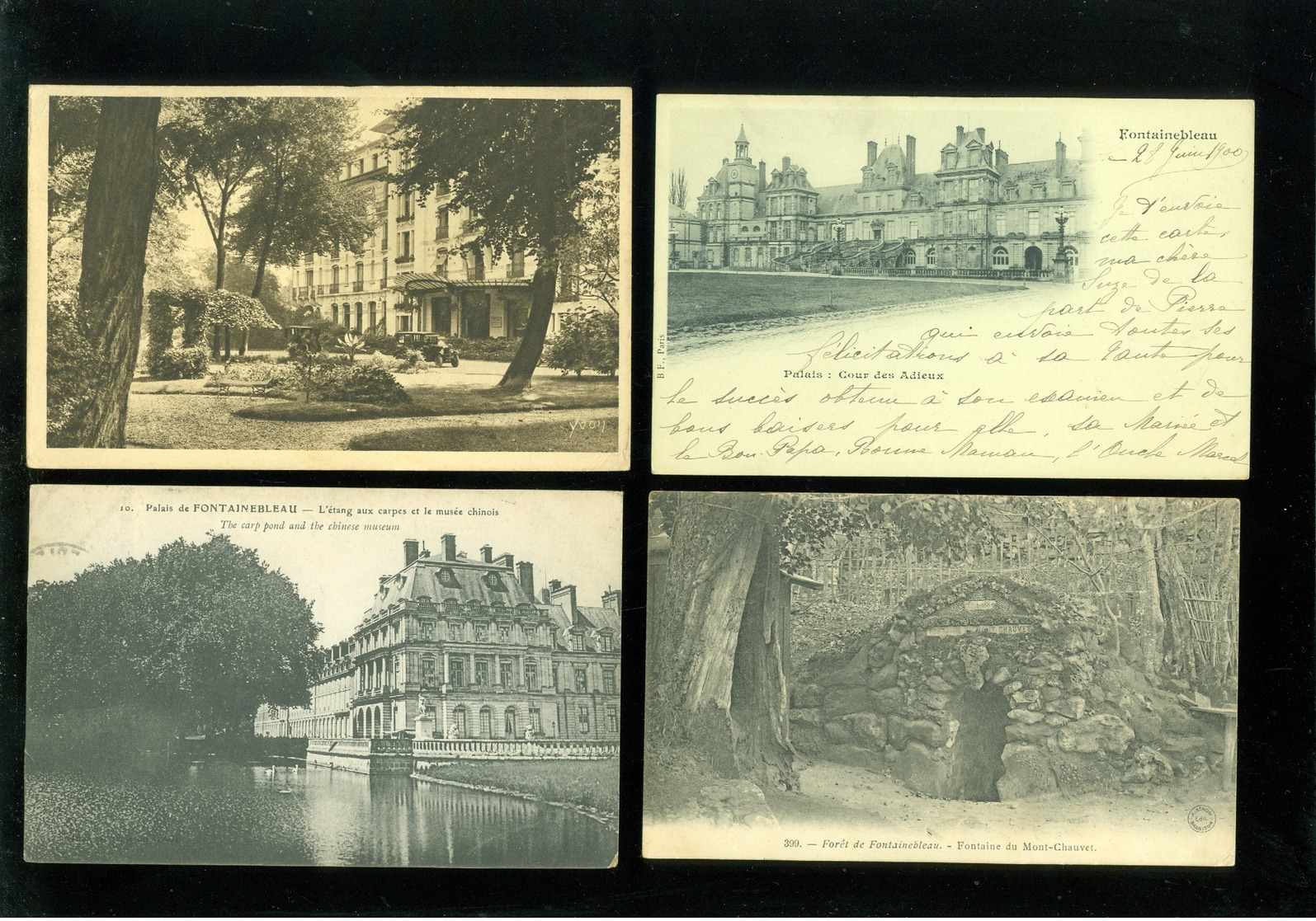 Lot De 60 Cartes Postales De France  Fontainebleau   Lot Van 60 Postkaarten Van Frankrijk ( 77 ) - 60 Scans - 5 - 99 Cartes