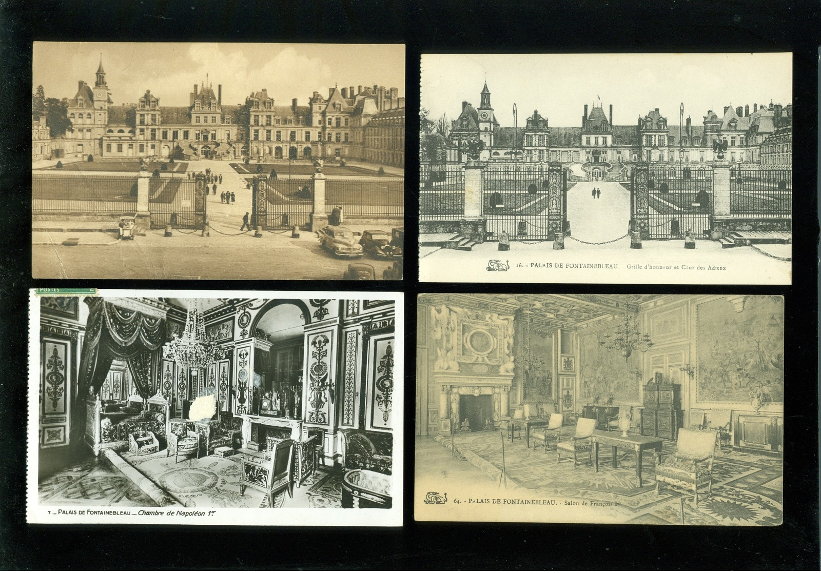 Lot de 60 cartes postales de France  Fontainebleau   Lot van 60 postkaarten van Frankrijk ( 77 ) - 60 scans