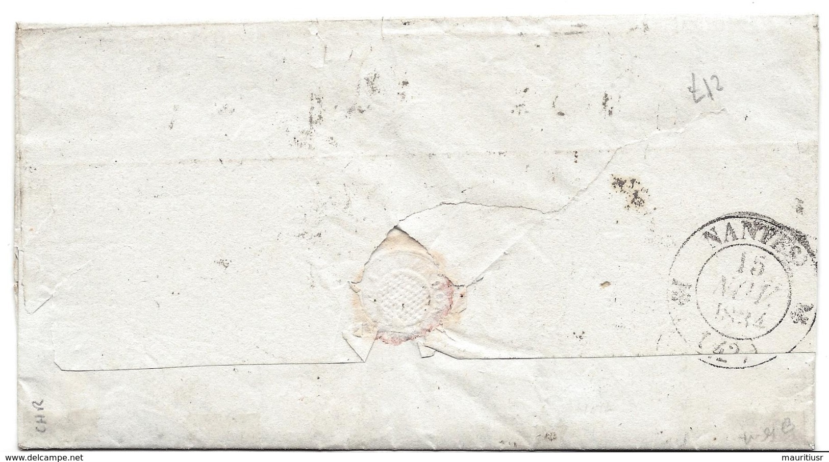 MAURITIUS, ILE MAURICE, Entier 1834 MAURITIUS POST OFFICE - Maurice (...-1967)