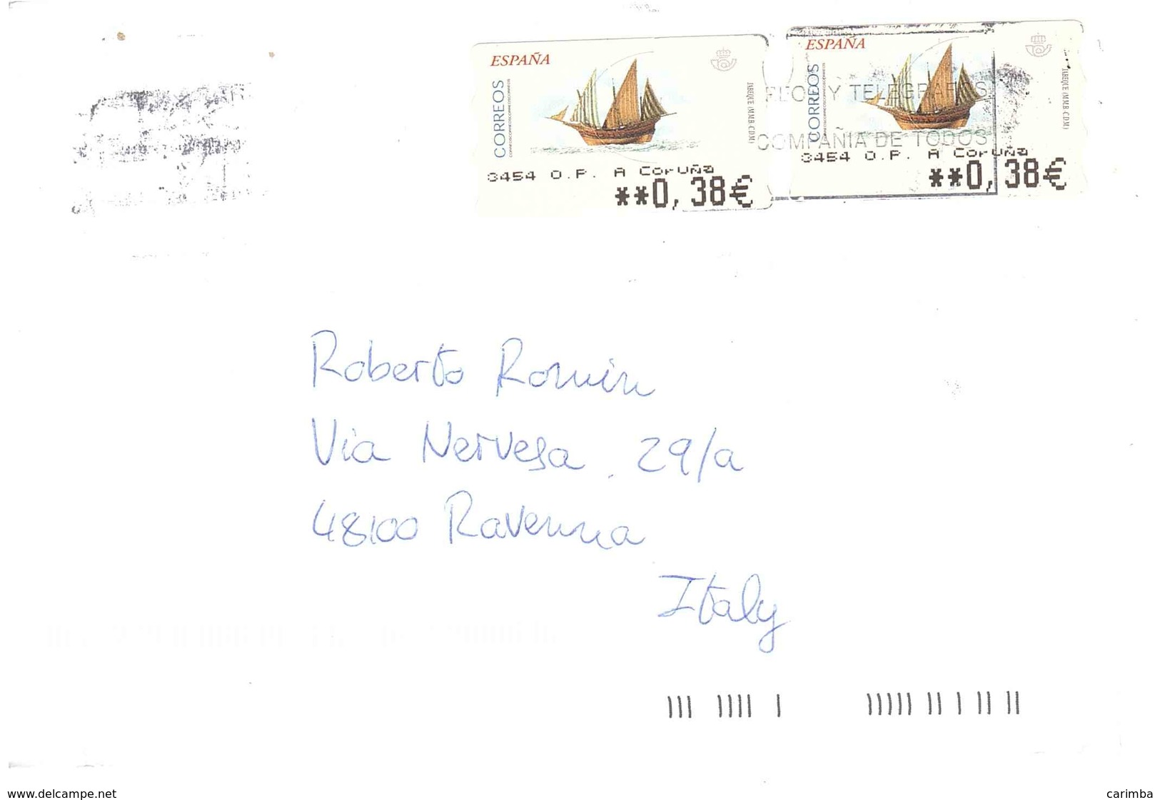 LETTERA X ITALY - Storia Postale