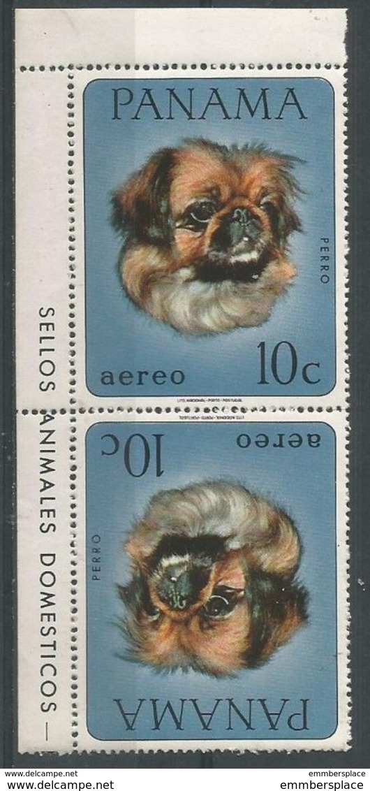 Panama - 1967 Dog 10c Corner Tete Beche Pair MNH **       Sc C353 - Panama