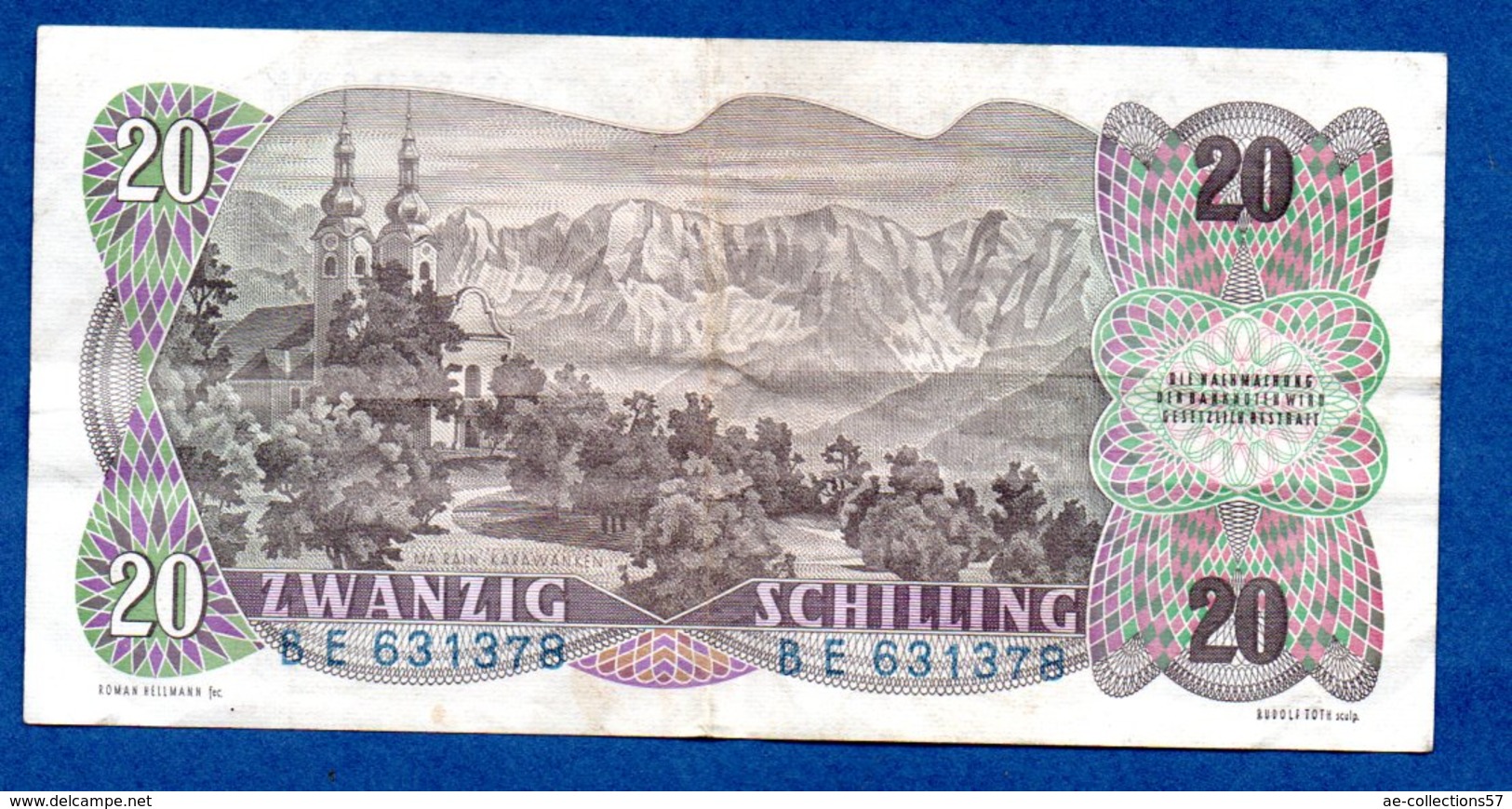 Autriche  - 20 Schilling  -  2/7/1956 -  état  TTB - Oostenrijk
