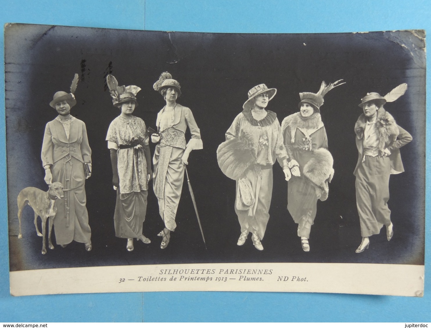 Silhouettes Parisiennes Toilettes De Printemps 1913 Plumes - Fashion