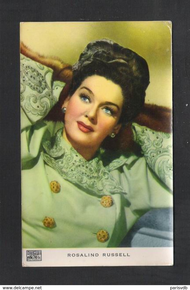 ROSALIND RUSSELL - Filmactrice - Columbia Pictures - OUDE POSTKAART/CPA  (6064) - Attori