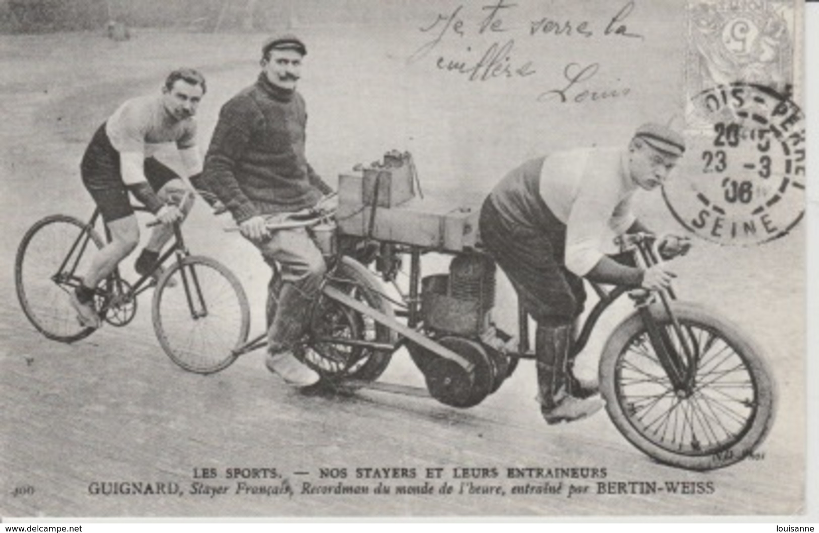 19 / 1 / 372. -  NOS  STAYERS  ET  LEURS  ENTRAINEURS  -  REPRO - Ciclismo