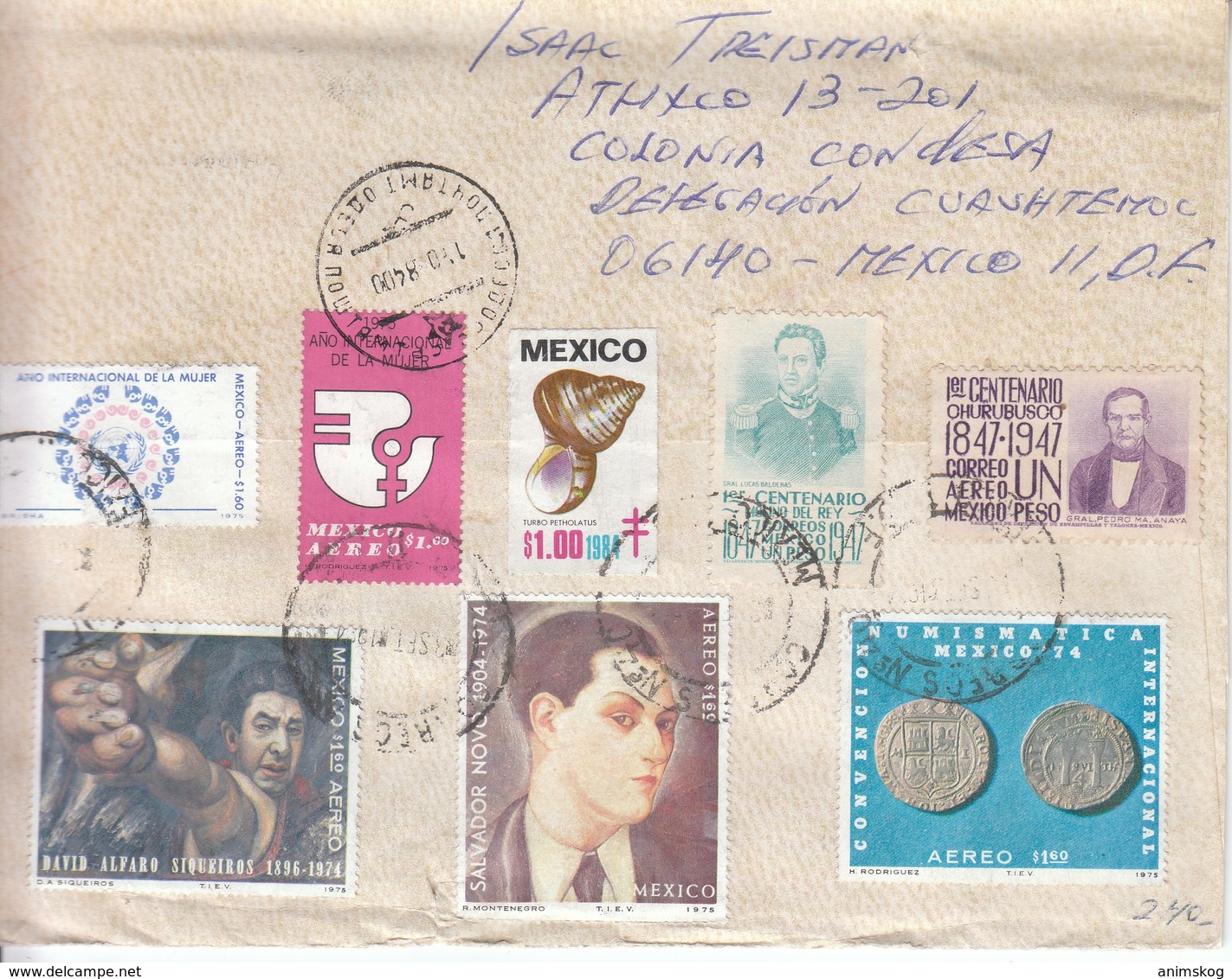 Mexiko, R-Brief, Gebraucht / Mexico, Registered Cover, Used - Sukkulenten