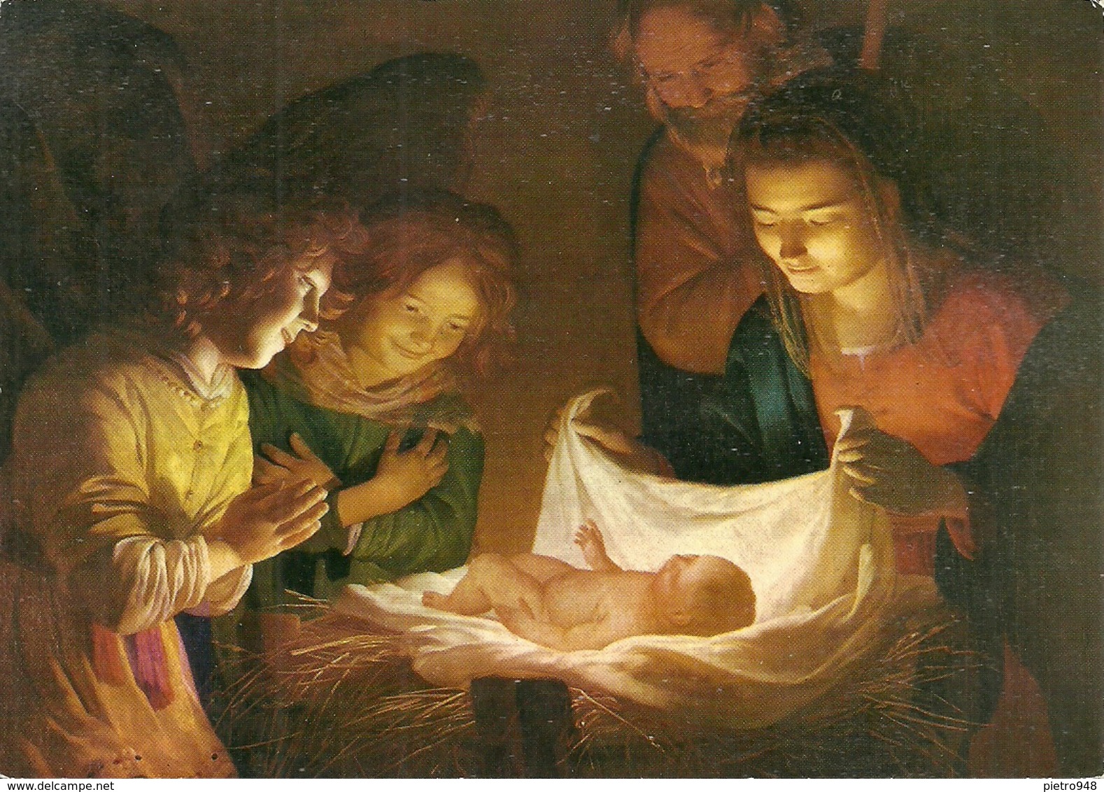 Firenze (Toscana) Galleria Degli Uffizi "Adorazione Del Bambino" Gherardo Delle Notti (Gherardo Honthorst) - Firenze