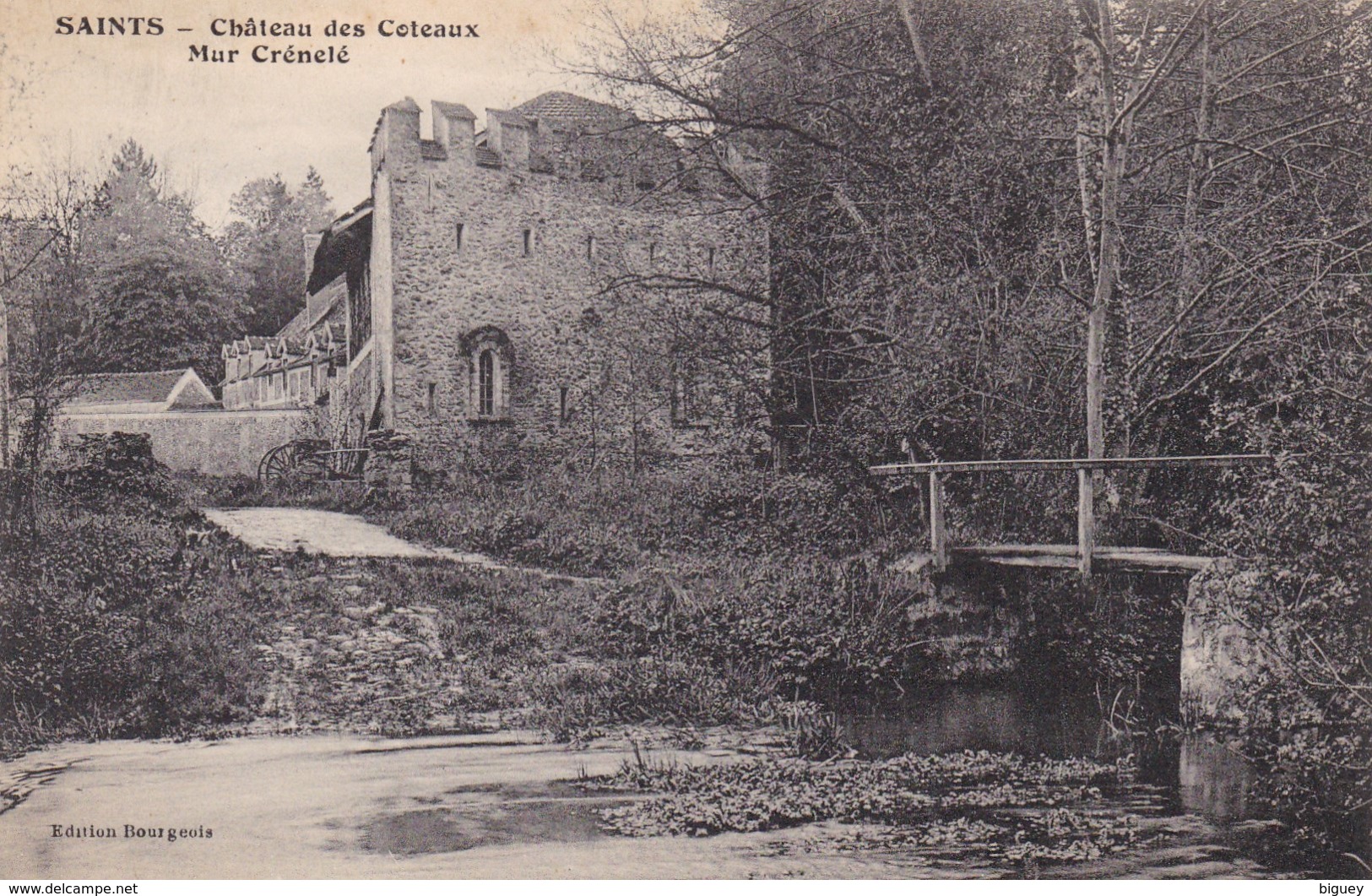 77 - SAINTS - Château Des Coteaux- Mur Crénelé. - Other & Unclassified