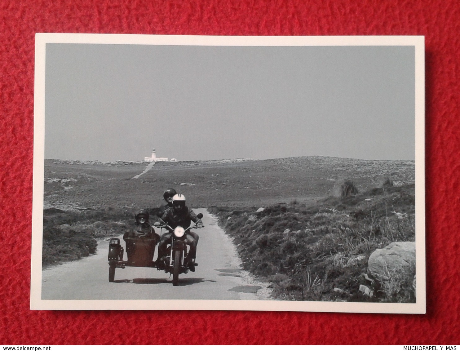 SPAIN POSTAL CARTE POSTALE POST CARD POSTCARD SIDECAR MENORCA VE FOTOS Y DESCRIPCIÓN MOTO MOTOCICLETA MOTORCYCLE ESPAGNE - Motos