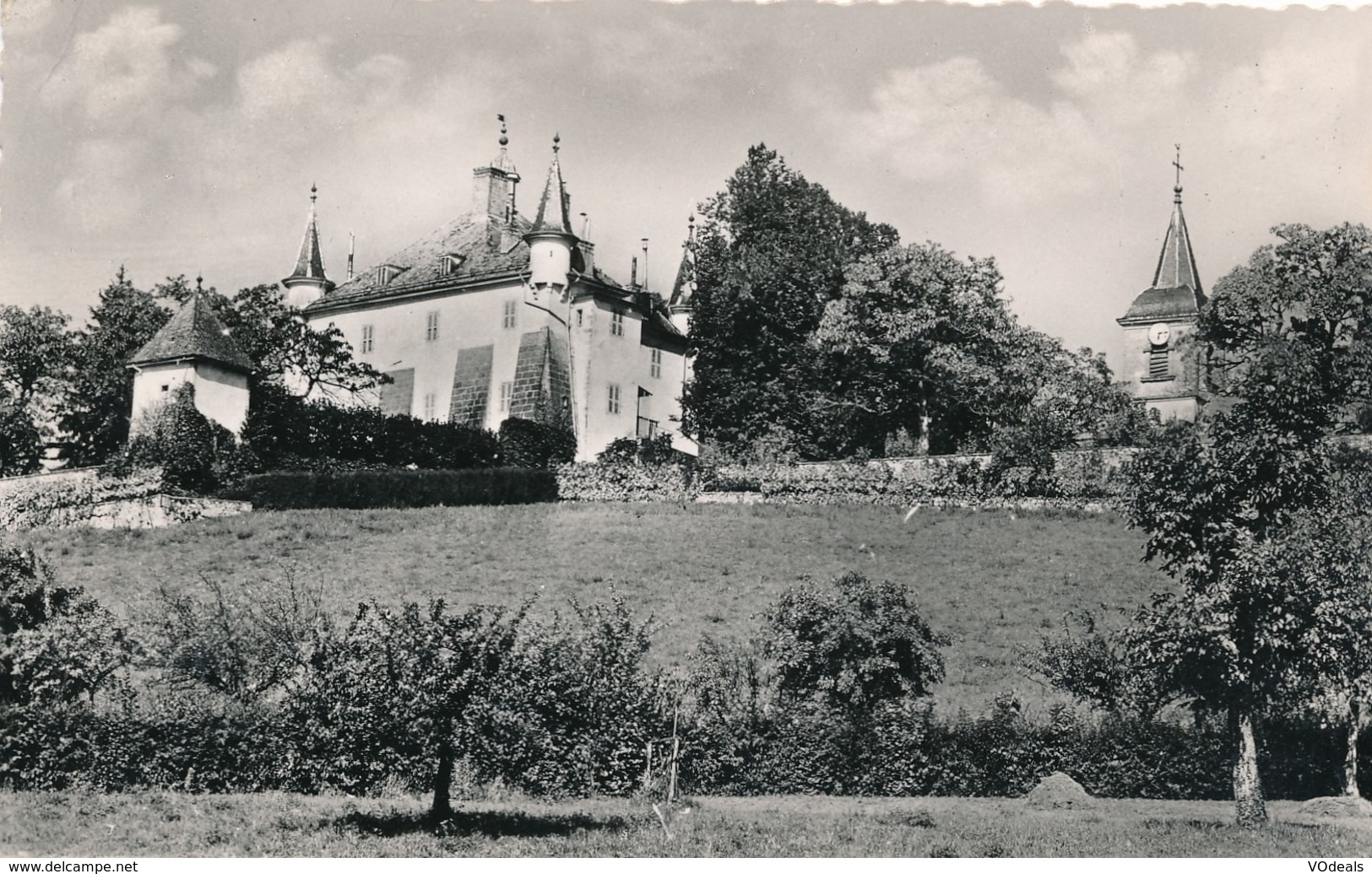 CP - France - (74) Haute Savoie - Marlioz - Le Château Et L'Eglise - Andere & Zonder Classificatie