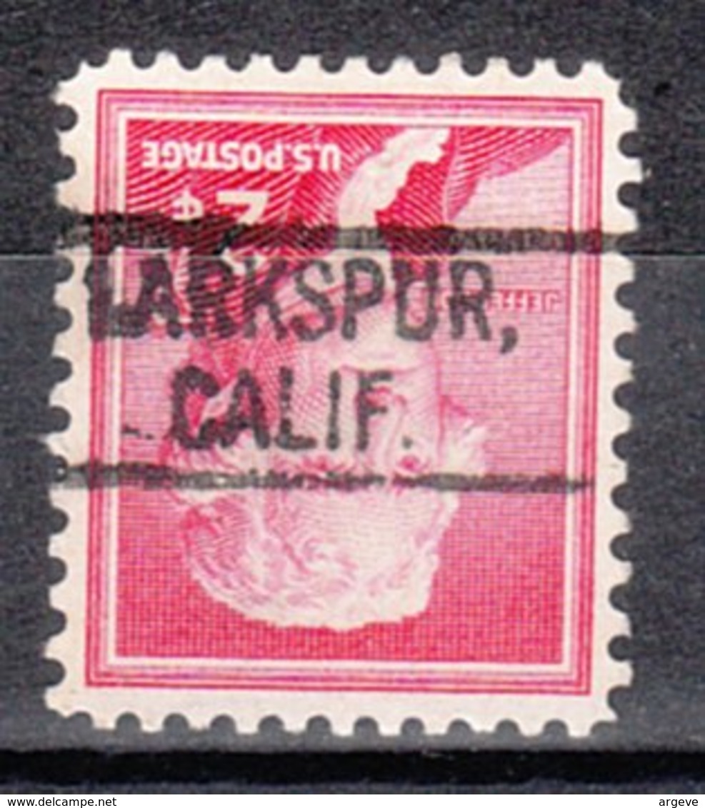 USA Precancel Vorausentwertung Preo, Locals California, Larkspur 802 - Vorausentwertungen