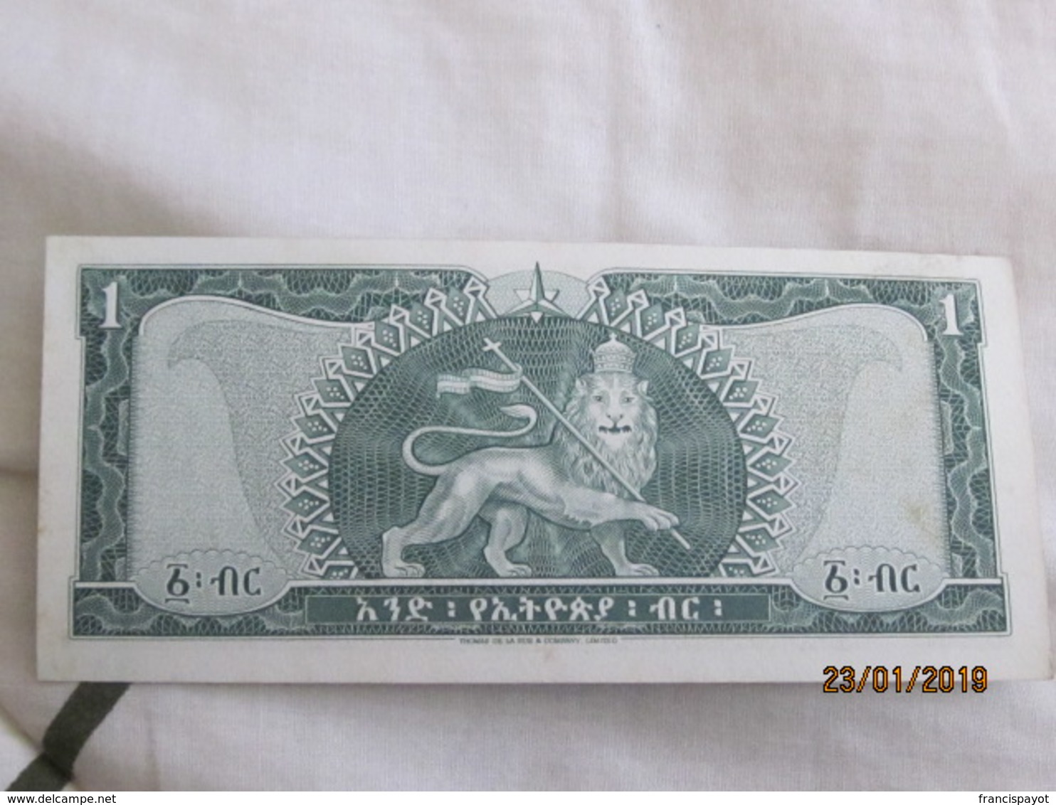 Ethiopie: 1 $ET 1966 UNC - Ethiopie