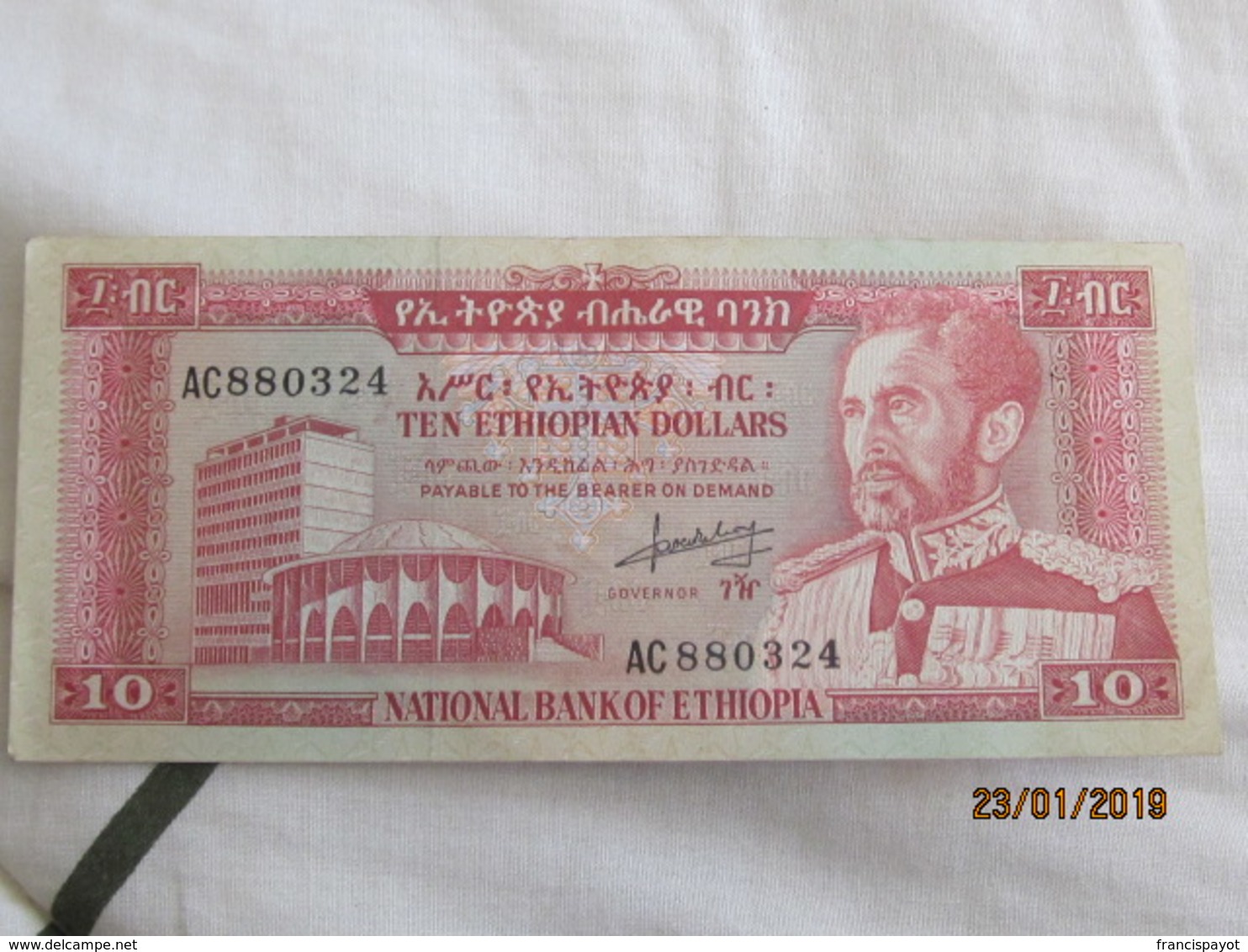 Ethiopie: 10 $ET 1966 - Ethiopie